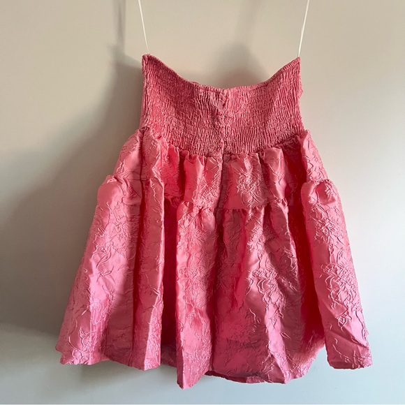 Hello Molly Size X-Large Silhouette Of Dreams Strapless Mini Dress Pink NWT - Picture 5 of 8
